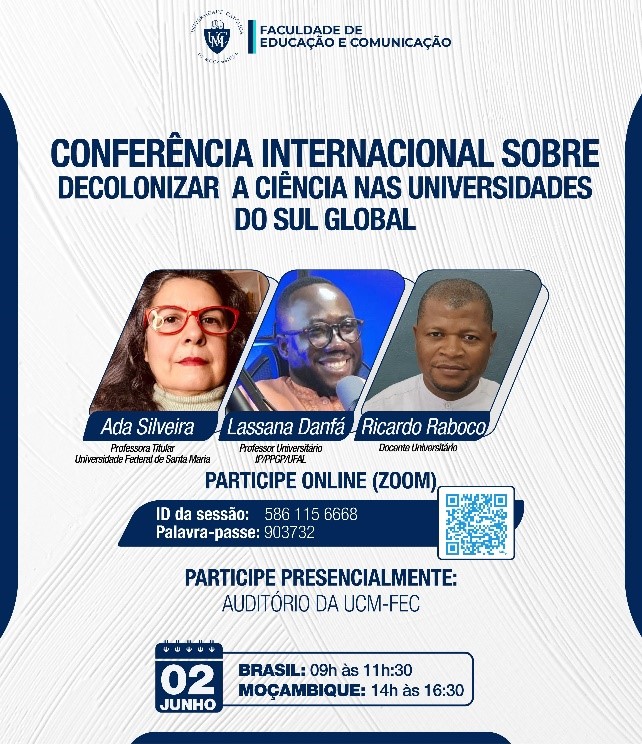 Conferência Internacional sobre Decolonizar a Ciência nas Universidades do Sul Global